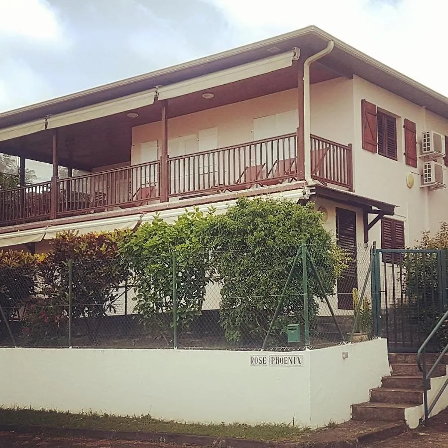 Rose Phoenix Appartement Terrasse Et Piscine Vue Mer Les Anses-d'Arlets